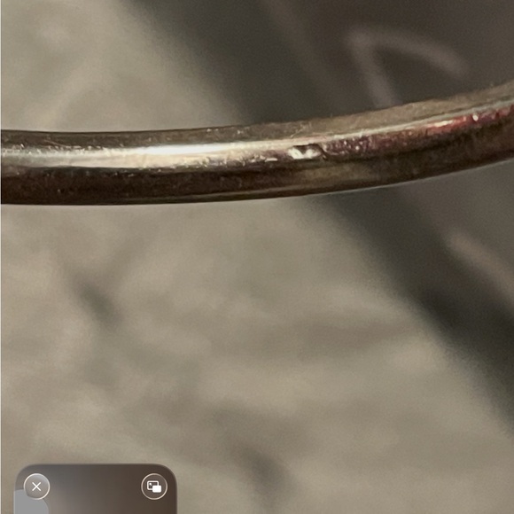 Sterling Silver Southwestern Azurite Crystal Dainty Cuff Bracelet.. NWOT - Picture 5 of 8